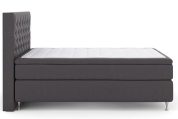 Select No 4 Komplett Sängpaket 140x200 Fast - Mörkgrå/Silver - Möbler - Säng - Kontinentalsäng