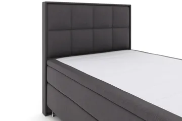 Select No 4 Komplett Sängpaket 140x200 Fast - Mörkgrå/Silver - Möbler - Säng - Kontinentalsäng