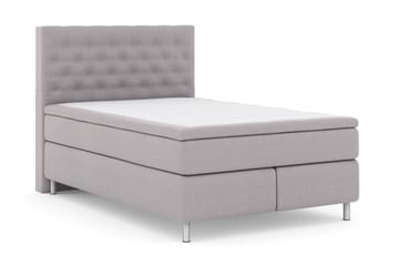 Select No 4 Komplett Sängpaket 140x200 Fast/Medium - Ljusgrå/Metall - Möbler - Säng - Kontinentalsäng