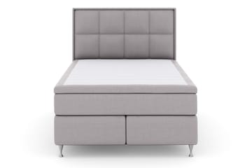 Select No 4 Komplett Sängpaket 140x200 Fast/Medium - Ljusgrå/Silver - Möbler - Säng - Kontinentalsäng