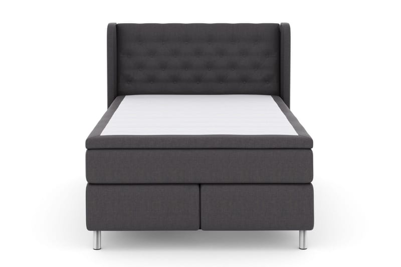 Select No 4 Komplett Sängpaket 140x200 Fast/Medium - Mörkgrå/Metall - Möbler - Säng - Kontinentalsäng