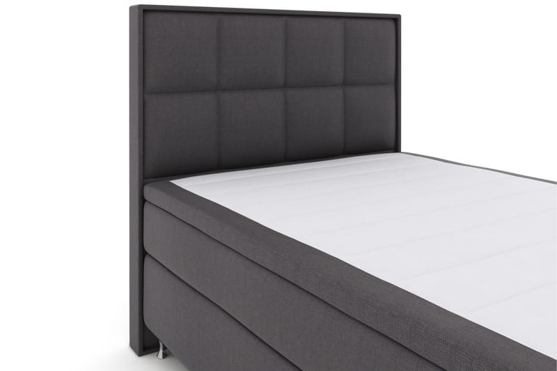 Select No 4 Komplett Sängpaket 140x200 Fast/Medium - Mörkgrå/Silver - Möbler - Säng - Kontinentalsäng