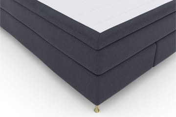Select No 4 Komplett Sängpaket 140x200 Medium - Blå/Guld - Möbler - Säng - Kontinentalsäng