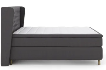 Select No 4 Komplett Sängpaket 160x200 Fast - Mörkgrå/Koppar - Möbler - Säng - Kontinentalsäng