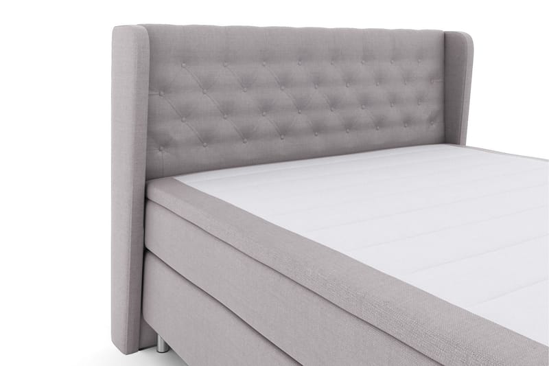 Select No 4 Komplett Sängpaket 160x200 Fast/Medium - Ljusgrå/Metall - Möbler - Säng - Kontinentalsäng