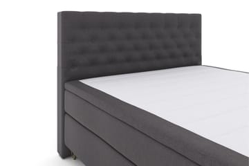Select No 4 Komplett Sängpaket 160x200 Fast/Medium - Mörkgrå/Metall V-form - Möbler - Säng - Kontinentalsäng