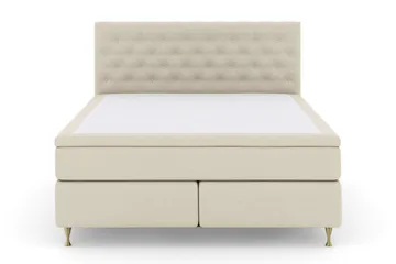 Select No 4 Komplett Sängpaket 180x200 Fast - Beige/Guld - Möbler - Säng - Kontinentalsäng