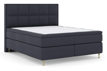 Select No 4 Komplett Sängpaket 180x200 Fast - Blå/Guld - Möbler - Säng - Kontinentalsäng