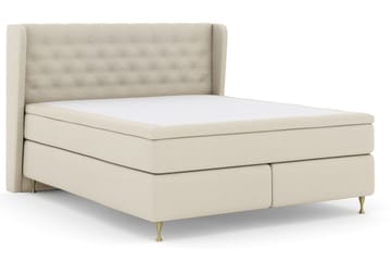 Select No 4 Komplett Sängpaket 180x200 Fast/Medium - Beige/Guld - Möbler - Säng - Kontinentalsäng