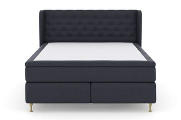 Select No 4 Komplett Sängpaket 180x200 Fast/Medium - Blå/Guld - Möbler - Säng - Kontinentalsäng