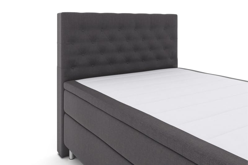 Select No 4 Kontinentalsäng 140x200 Fast - Mörkgrå/Metall - Möbler - Säng - Kontinentalsäng