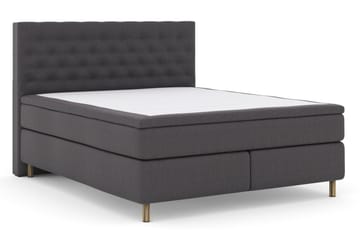 Select No 4 Kontinentalsäng 160x200 Medium - Mörkgrå/Koppar - Möbler - Säng - Kontinentalsäng