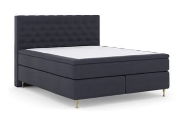 Select No 4 Kontinentalsäng 180x200 Fast/Medium - Blå/Guld - Möbler - Säng - Kontinentalsäng