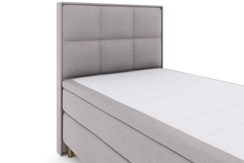 Select No 5 Komplett Sängpaket 120x200 Fast Latex - Ljusgrå/Koppar - Möbler - Säng - Enkelsäng