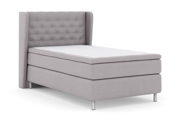 Select No 5 Komplett Sängpaket 120x200 Fast Latex - Ljusgrå/Metall - Möbler - Säng - Enkelsäng