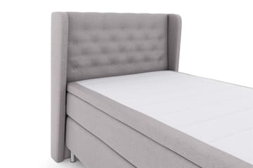 Select No 5 Komplett Sängpaket 120x200 Fast Latex - Ljusgrå/Metall - Möbler - Säng - Enkelsäng