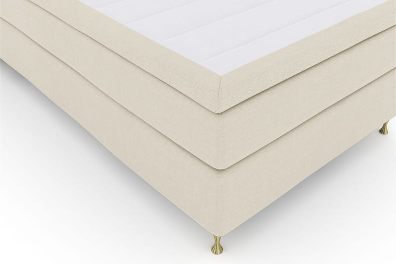 Select No 5 Komplett Sängpaket 120x200 Fast Watergel - Beige/Guld - Möbler - Säng - Enkelsäng