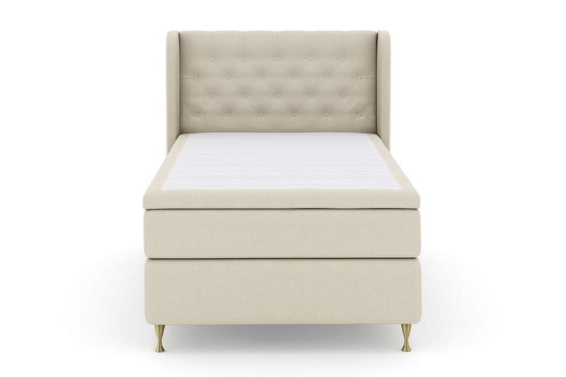 Select No 5 Komplett Sängpaket 120x200 Fast Watergel, Beige/Guld