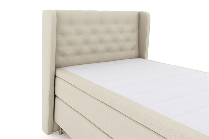 Select No 5 Komplett Sängpaket 120x200 Fast Watergel - Beige/Guld - Möbler - Säng - Enkelsäng