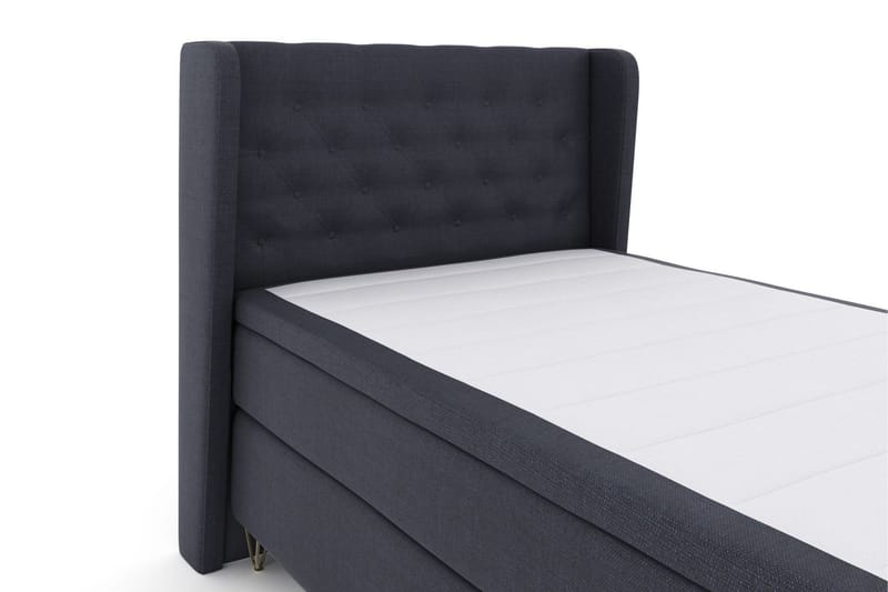 Select No 5 Komplett Sängpaket 120x200 Fast Watergel - Blå/Metall V-form - Möbler - Säng - Enkelsäng