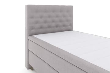 Select No 5 Komplett Sängpaket 120x200 Fast Watergel - Ljusgrå/Metall V-form - Möbler - Säng - Enkelsäng