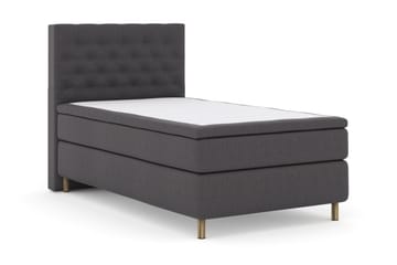 Select No 5 Komplett Sängpaket 120x200 Fast Watergel - Mörkgrå/Koppar - Möbler - Säng - Enkelsäng