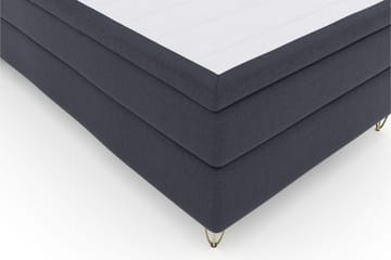 Select No 5 Komplett Sängpaket 120x200 Medium Latex - Blå/Metall V-form - Möbler - Säng - Enkelsäng