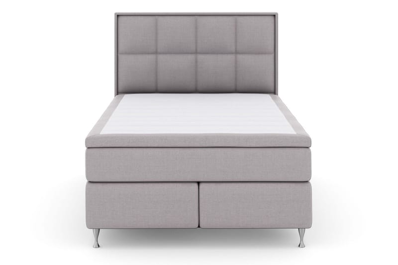 Select No 5 Komplett Sängpaket 140x200 Fast Latex - Ljusgrå/Silver - Möbler - Säng - Kontinentalsäng