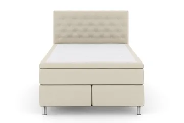 Select No 5 Komplett Sängpaket 140x200 Fast/Medium Latex - Beige/Metall - Möbler - Säng - Kontinentalsäng