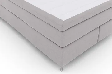Select No 5 Komplett Sängpaket 140x200 Fast/Medium Latex - Ljusgrå/Silver - Möbler - Säng - Kontinentalsäng