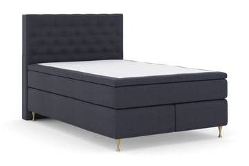 Select No 5 Komplett Sängpaket 140x200 Fast/Medium Watergel - Blå/Guld - Möbler - Säng - Kontinentalsäng