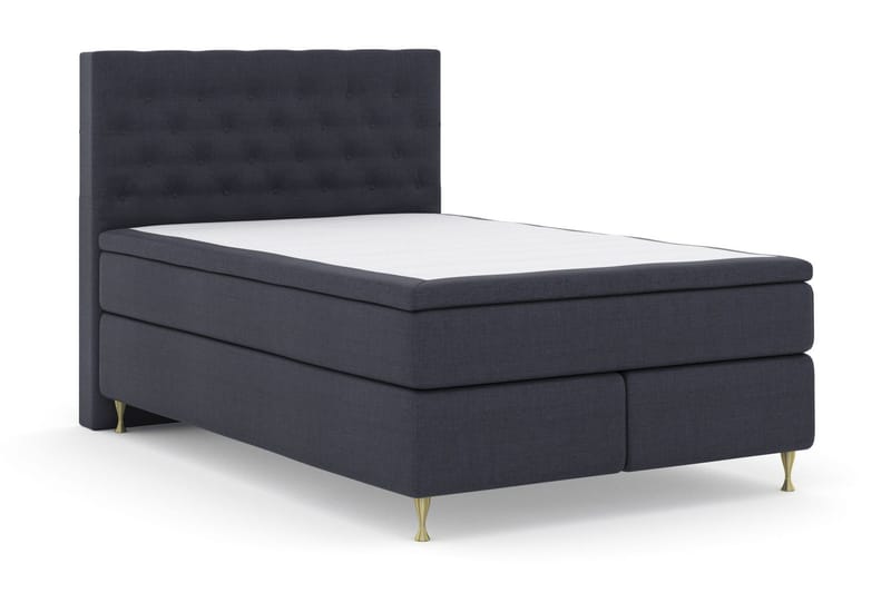 Select No 5 Komplett Sängpaket 140x200 Fast/Medium Watergel - Bl å/Guld - Möbler - Säng - Kontinentalsäng