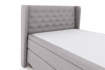 Select No 5 Komplett Sängpaket 140x200 Fast/Medium Watergel - Ljusgrå/Guld - Möbler - Säng - Kontinentalsäng