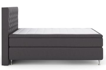 Select No 5 Komplett Sängpaket 140x200 Medium Watergel - Mörkgrå/Silver - Möbler - Säng - Kontinentalsäng