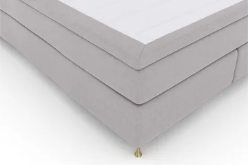 Select No 5 Komplett Sängpaket 160x200 Medium Watergel - Ljusgrå/Guld - Möbler - Säng - Kontinentalsäng