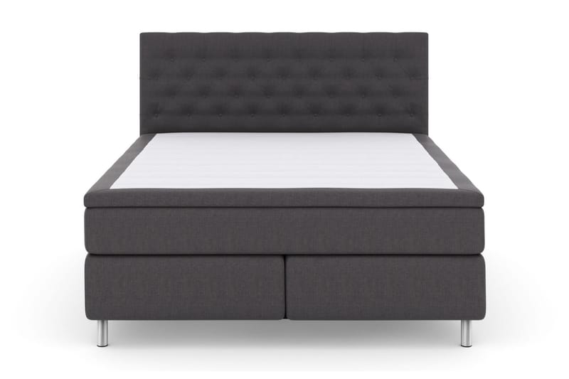 Select No 5 Komplett Sängpaket 180x200 Fast Watergel - Mörkgrå/Metall - Möbler - Säng - Kontinentalsäng