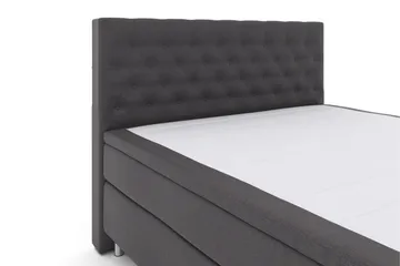 Select No 5 Komplett Sängpaket 180x200 Fast Watergel - Mörkgrå/Metall - Möbler - Säng - Kontinentalsäng