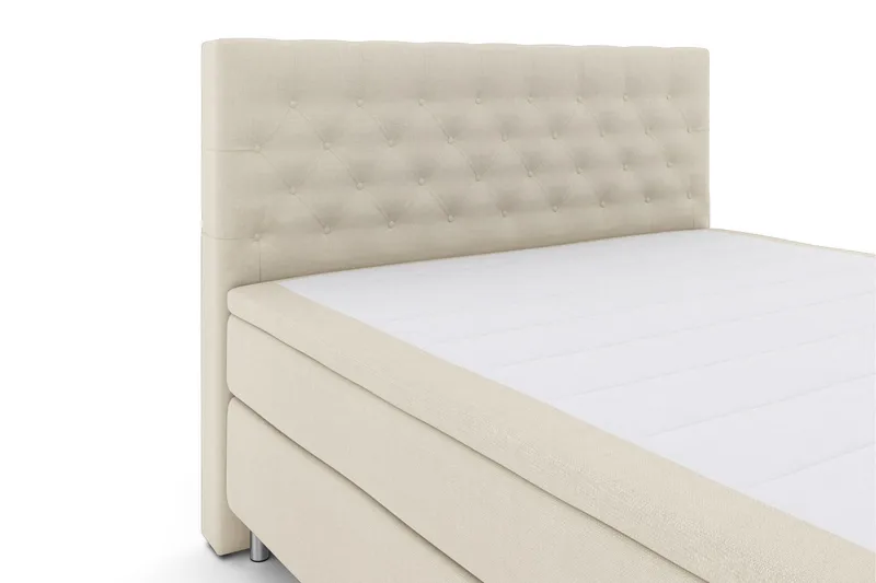 Select No 5 Komplett Sängpaket 180x200 Fast/Medium Latex - Beige/Metall - Möbler - Säng - Kontinentalsäng