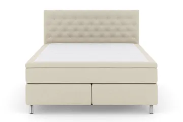 Select No 5 Komplett Sängpaket 180x200 Fast/Medium Latex - Beige/Metall - Möbler - Säng - Kontinentalsäng