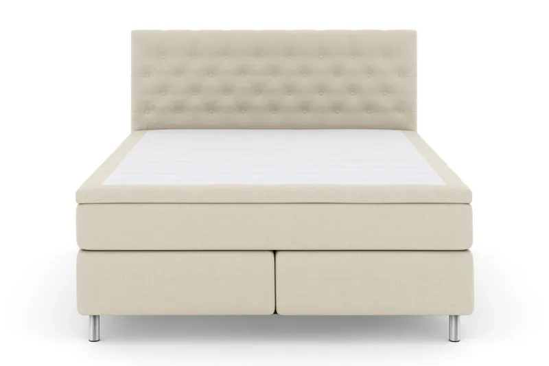 Select No 5 Komplett Sängpaket 180x200 Fast/Medium Latex - Beige/Metall - Möbler - Säng - Kontinentalsäng