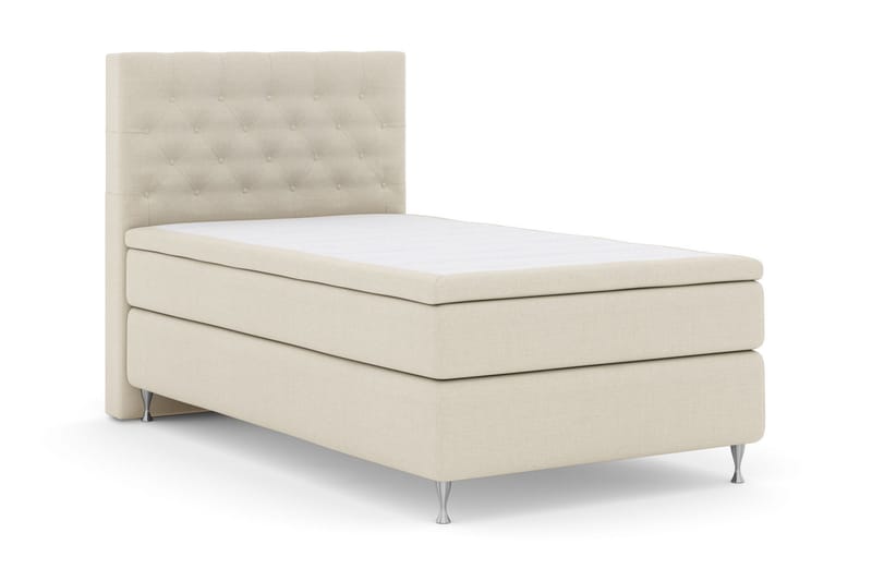 Select No 5 Kontinentalsäng 120x200 Fast Latex - Beige/Silver - Möbler - Säng - Enkelsäng