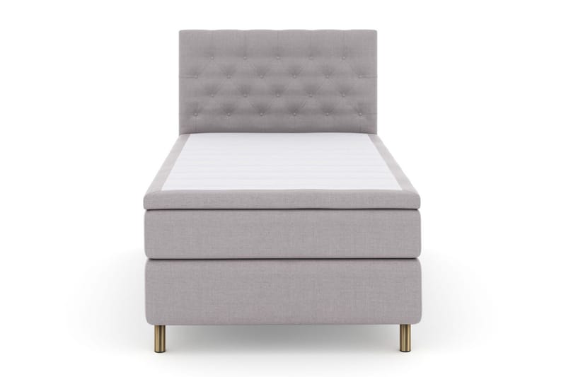 Select No 5 Kontinentalsäng 120x200 Fast Latex - Ljusgrå/Koppar - Möbler - Säng - Enkelsäng