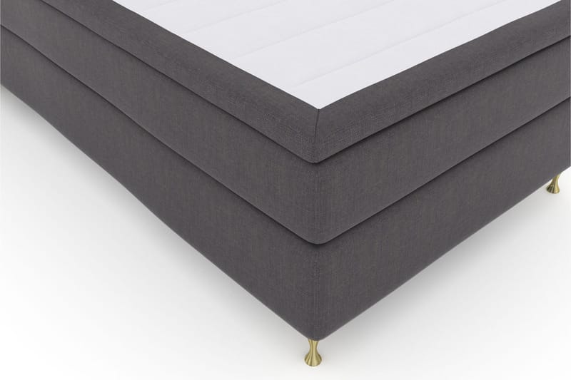 Select No 5 Kontinentalsäng 120x200 Fast Watergel - Mörkgrå/Guld - Möbler - Säng - Enkelsäng