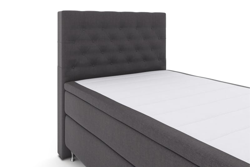 Select No 5 Kontinentalsäng 120x200 Medium Latex - Mörkgrå/Silver - Möbler - Säng - Enkelsäng