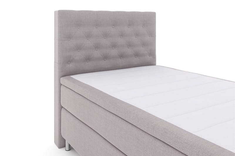 Select No 5 Kontinentalsäng 120x200 Medium Watergel - Ljusgrå/Metall - Möbler - Säng - Enkelsäng