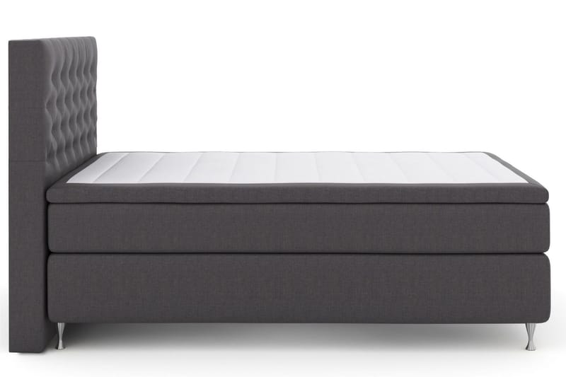 Select No 5 Kontinentalsäng 140x200 Fast/Medium Watergel - Mörkgrå/Silver - Möbler - Säng - Kontinentalsäng