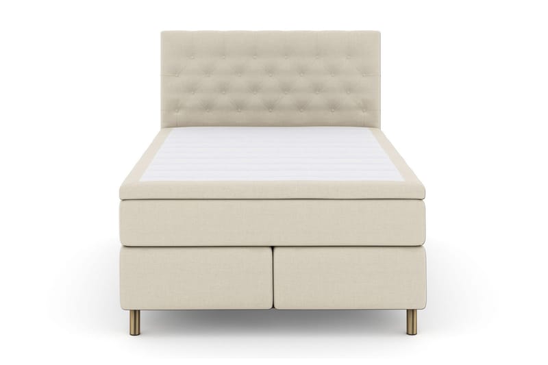 Select No 5 Kontinentalsäng 160x200 Fast/Medium Watergel, Beige/Koppar