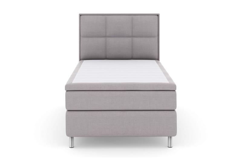 Select No 6 Komplett Sängpaket 120x200 Medium Memory/Pocket - Ljusgrå/Metall - Möbler - Säng - Enkelsäng