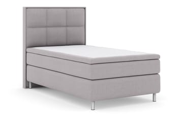 Select No 6 Komplett Sängpaket 120x200 Medium Memory/Pocket - Ljusgrå/Metall - Möbler - Säng - Enkelsäng
