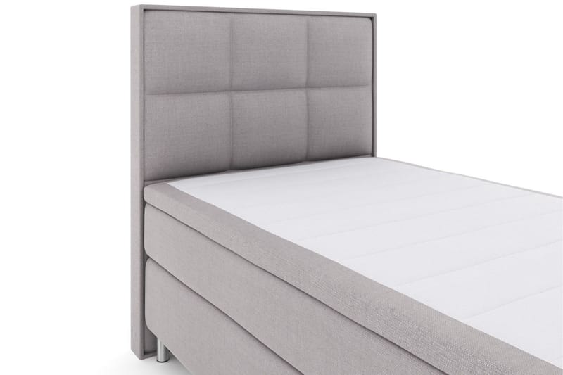 Select No 6 Komplett Sängpaket 120x200 Medium Memory/Pocket - Ljusgrå/Metall - Möbler - Säng - Enkelsäng